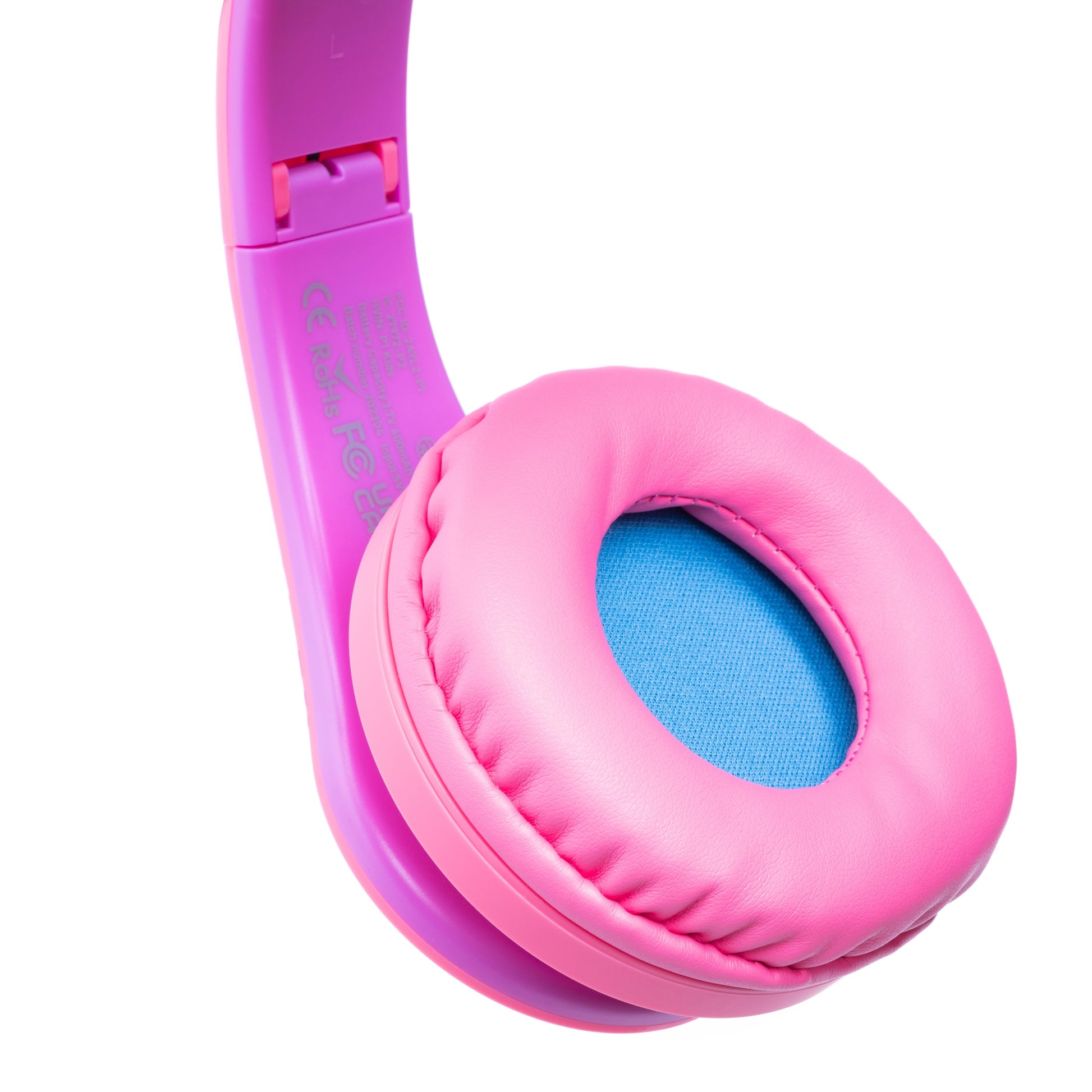 PowerLocus P1 Kids Bluetooth Headphone Smurfs Edition Cat Ears (Pink)
