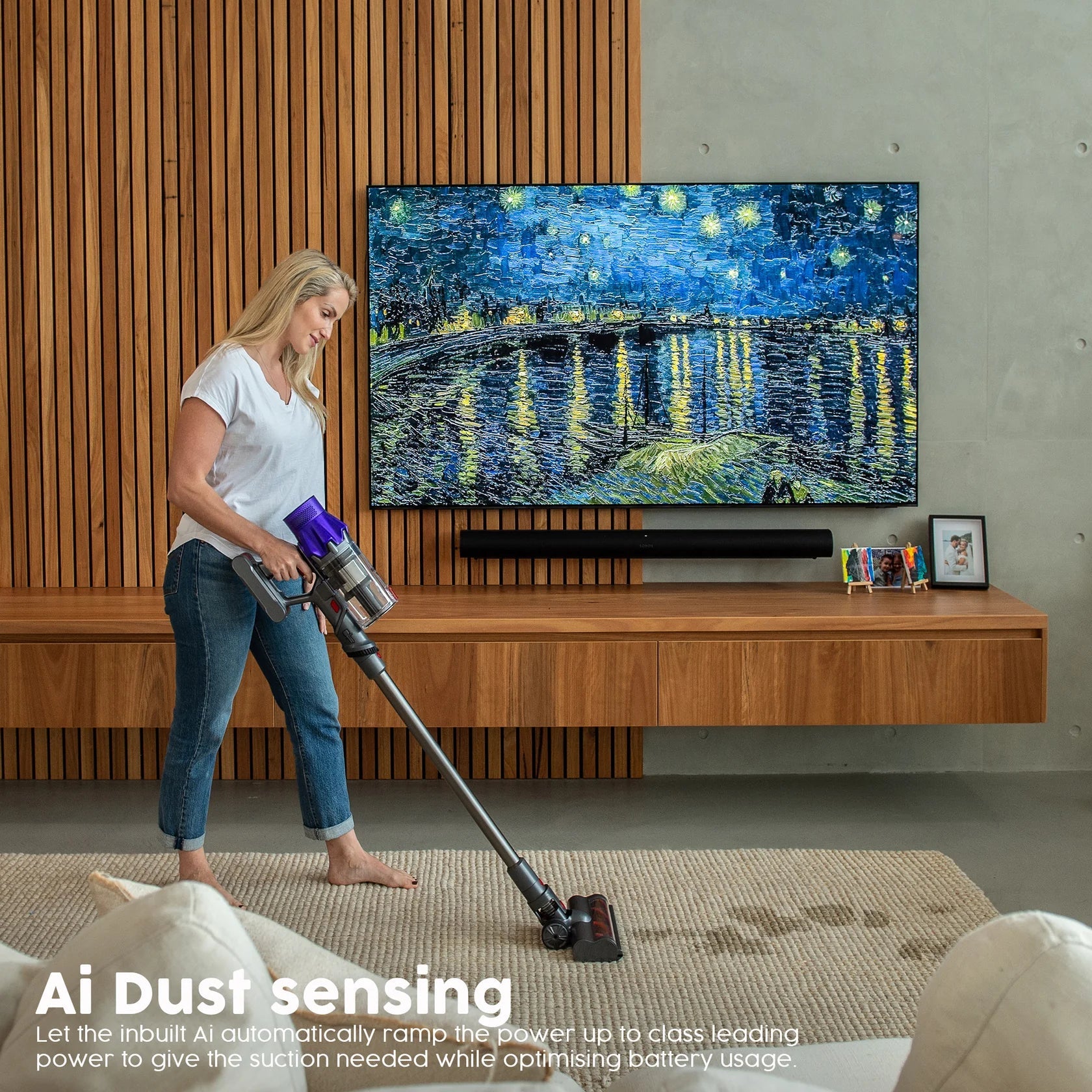 My Genie Sentinel Ai Pro Stick Vac With Mop (Grey)