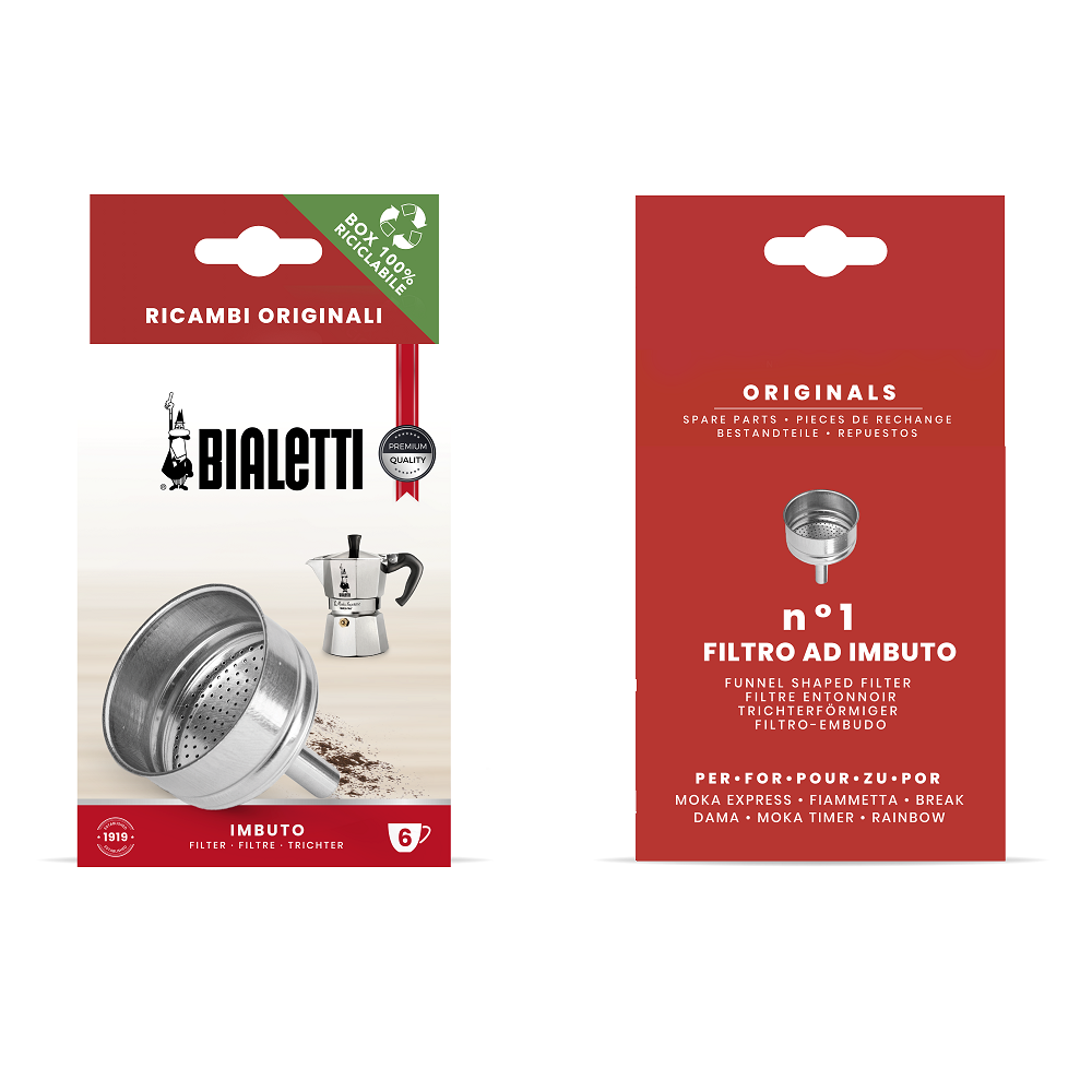 Bialetti Aluminium Funnel - 6 Cup