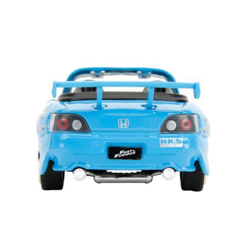 Jada 1:32 Scale Fast & Furious 2001 Honda S2000 Blue Remix Diecast Vehicle Model