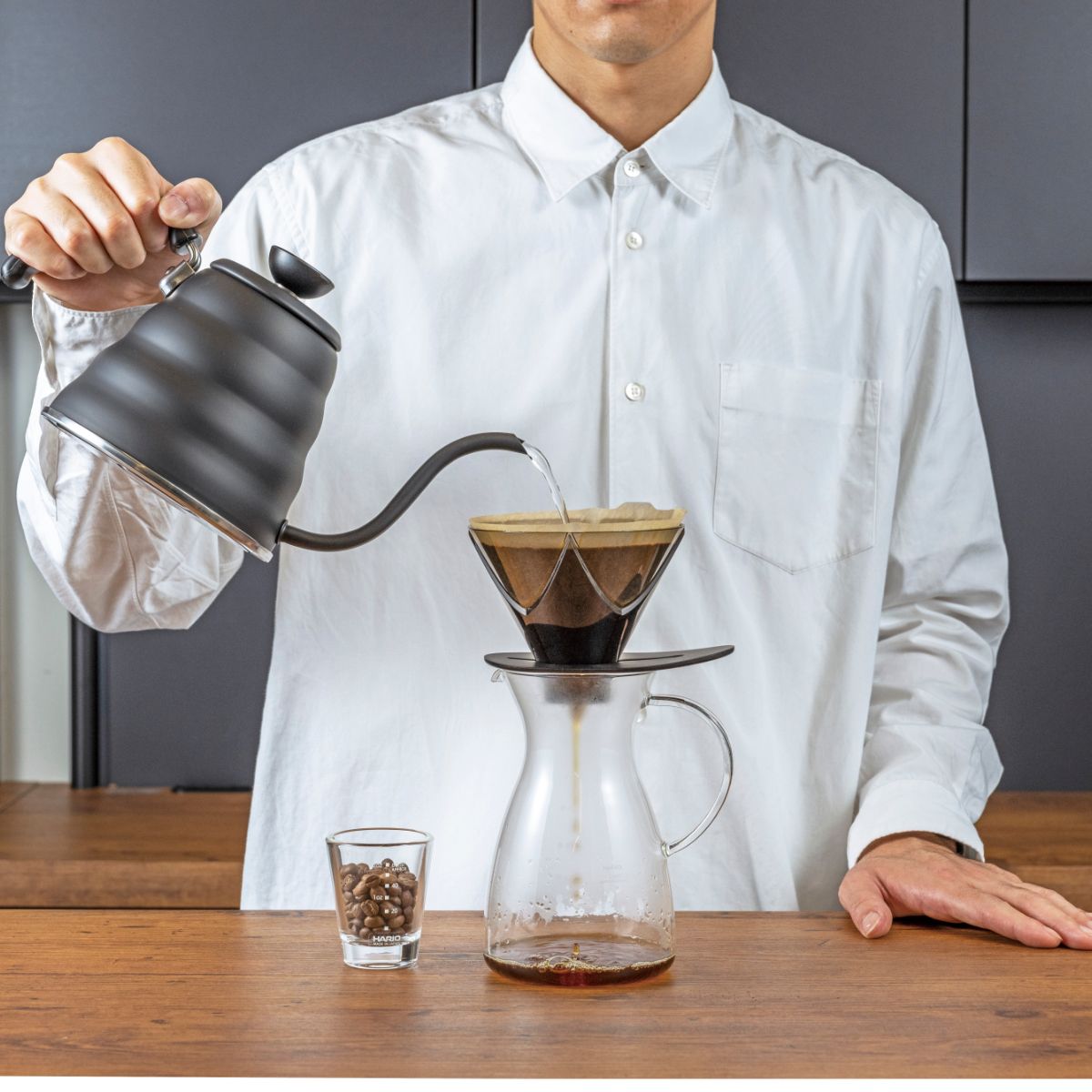 Hario V60 Mugen One Pour Dripper - AS Resin