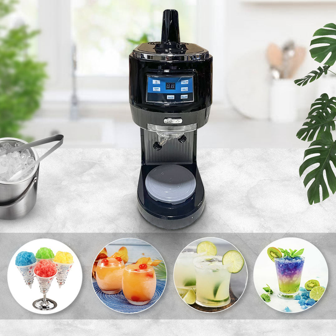 Soga Electric Ice Shaver Crusher Machine 300W (Black)
