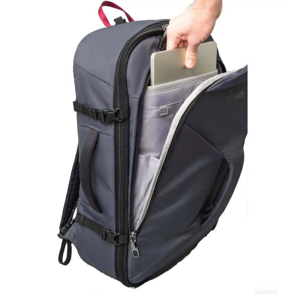 Pacsafe Venturesafe EXP45 Anti-Theft 45L Carry-on Travel Pack - Slate