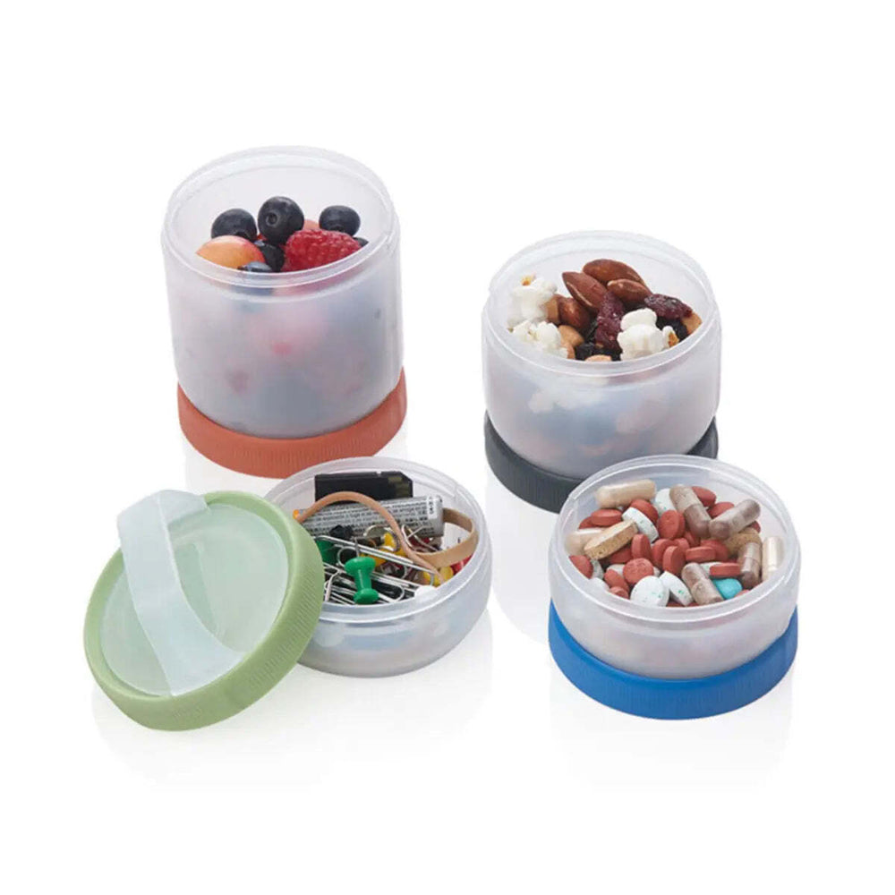 Humangear Stax Travel Containers (Large Size) - Clear / Spectrum