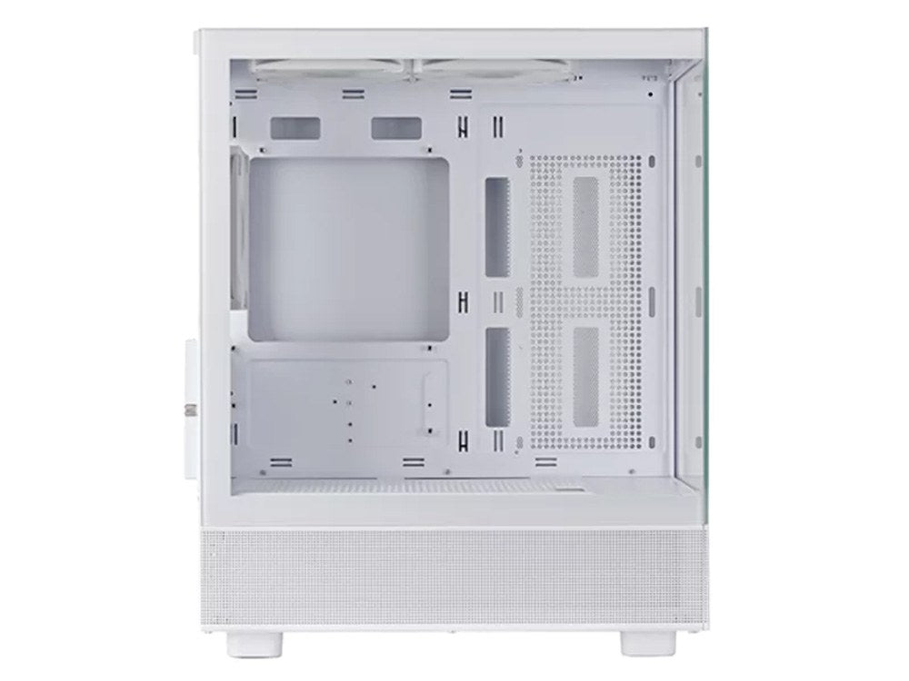 SilverStone LD04 Tempered Glass ARGB Micro-ATX Tower - White