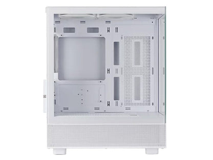 SilverStone LD04 Tempered Glass ARGB Micro-ATX Tower - White