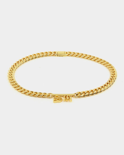 Saint Morta Custom Alpha 2 Letter Chain Gold