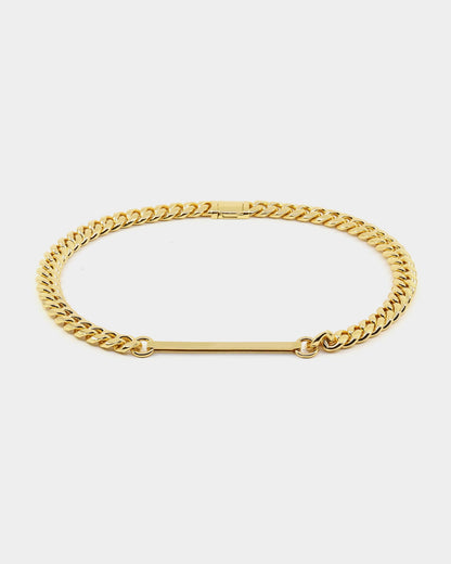 Saint Morta Custom Alpha 4 Letter Chain Gold