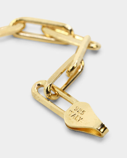 House Of Auric 10.5mm Long Cable Chain 18K Gold Vermeil