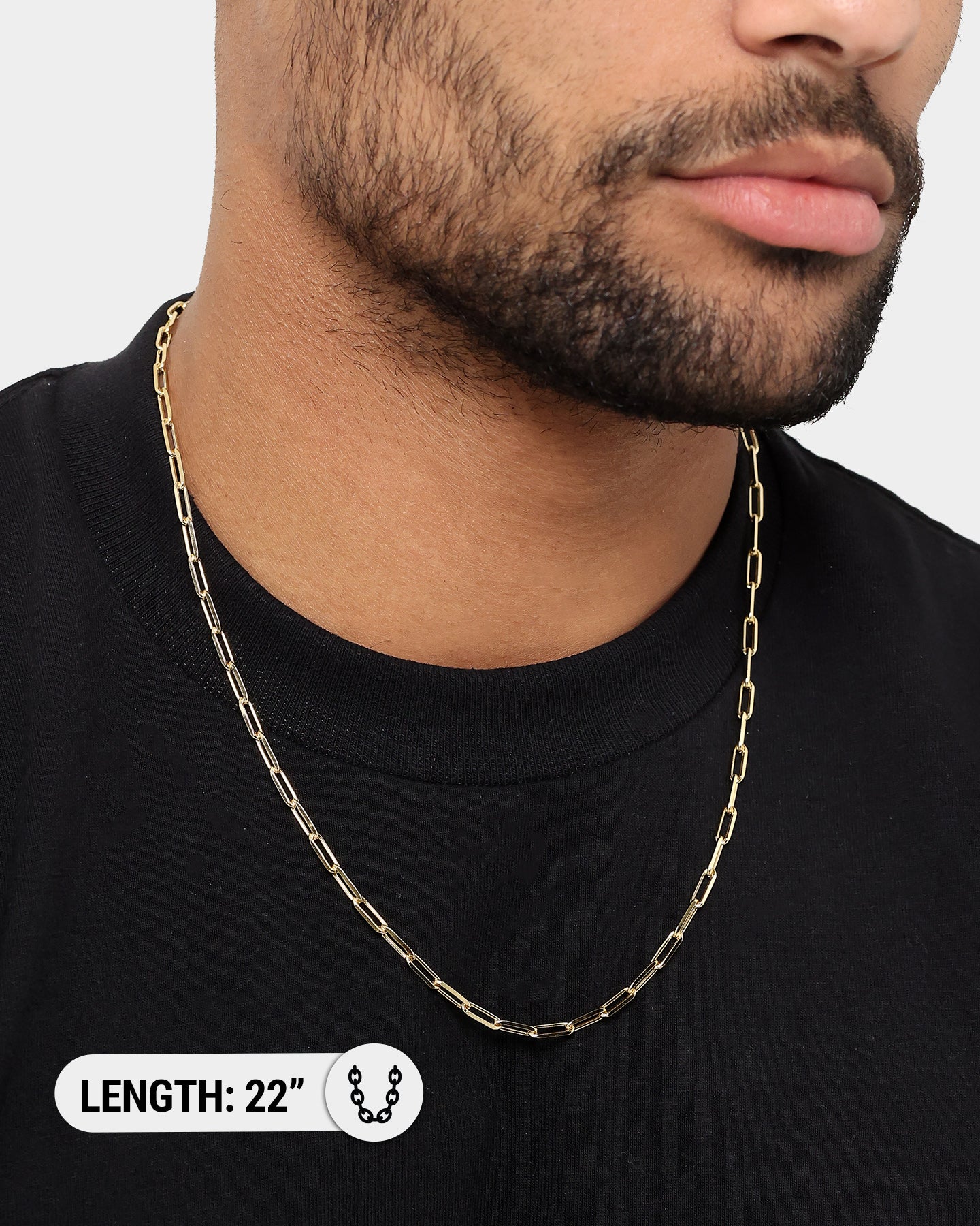 House Of Auric 10.5mm Long Cable Chain 18K Gold Vermeil
