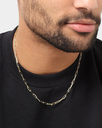 House Of Auric 10.5mm Long Cable Chain 18K Gold Vermeil