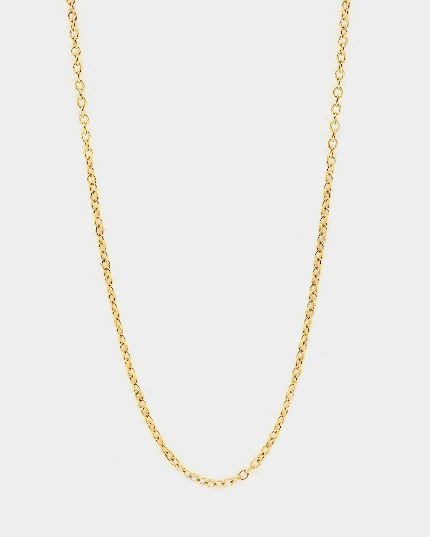 Raising Hell Customisable Cable Necklace Gold