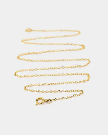 Raising Hell Customisable Cable Necklace Gold