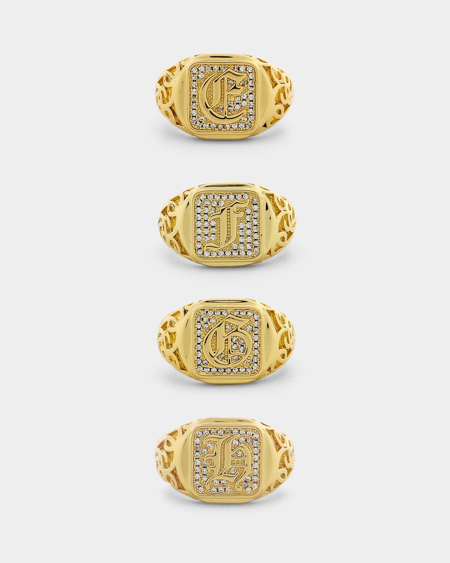 NXS Alphabet Championship Ring Gold