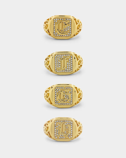 NXS Alphabet Championship Ring Gold