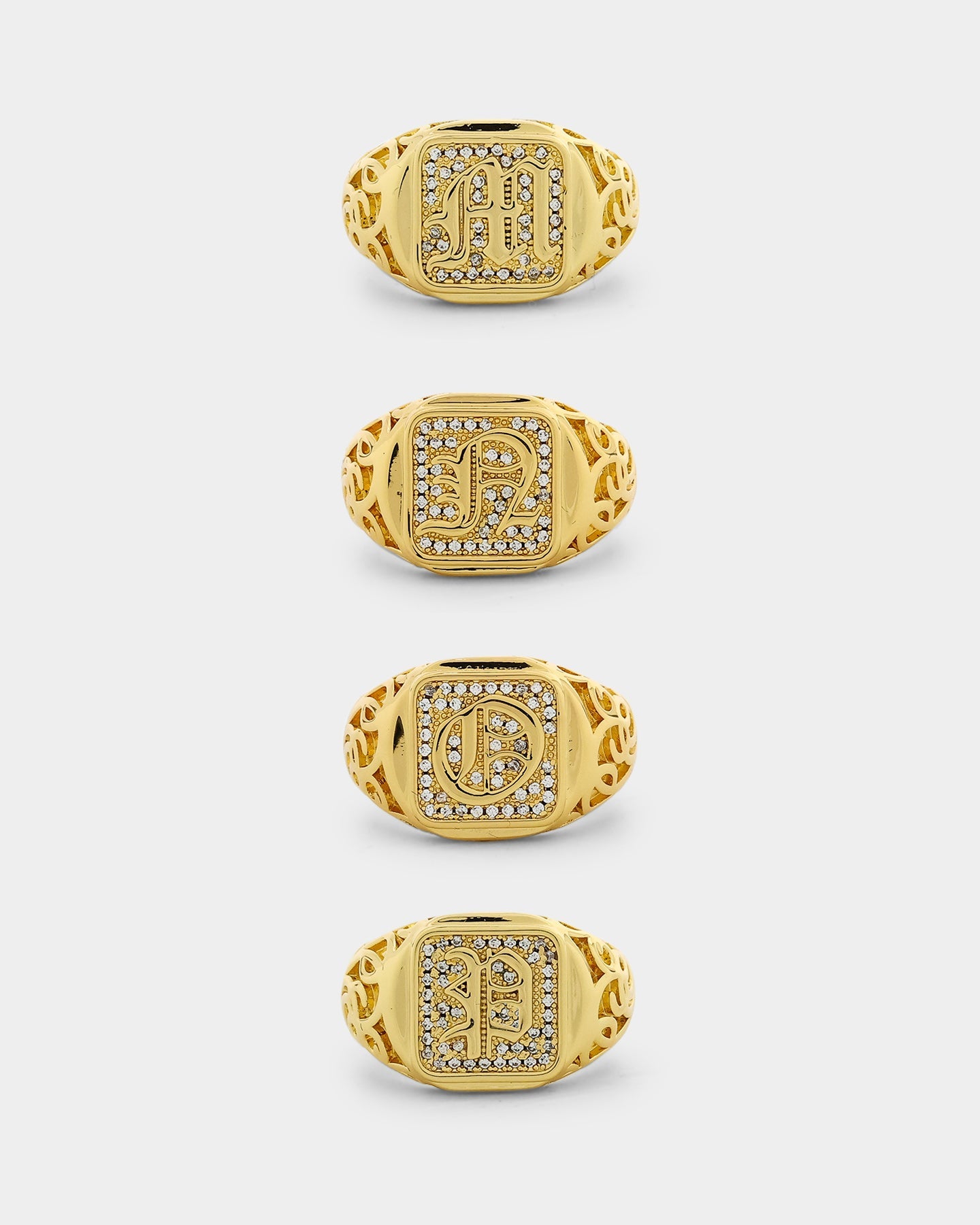 NXS Alphabet Championship Ring Gold