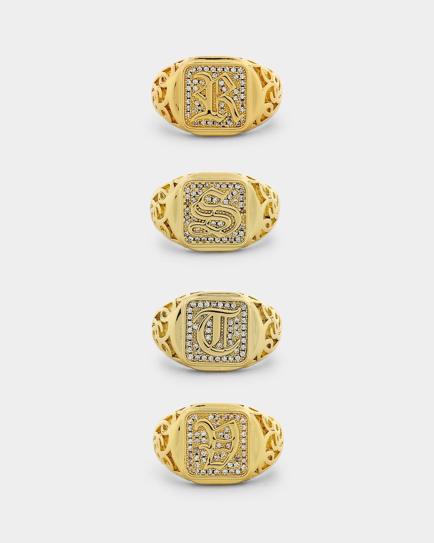 NXS Alphabet Championship Ring Gold