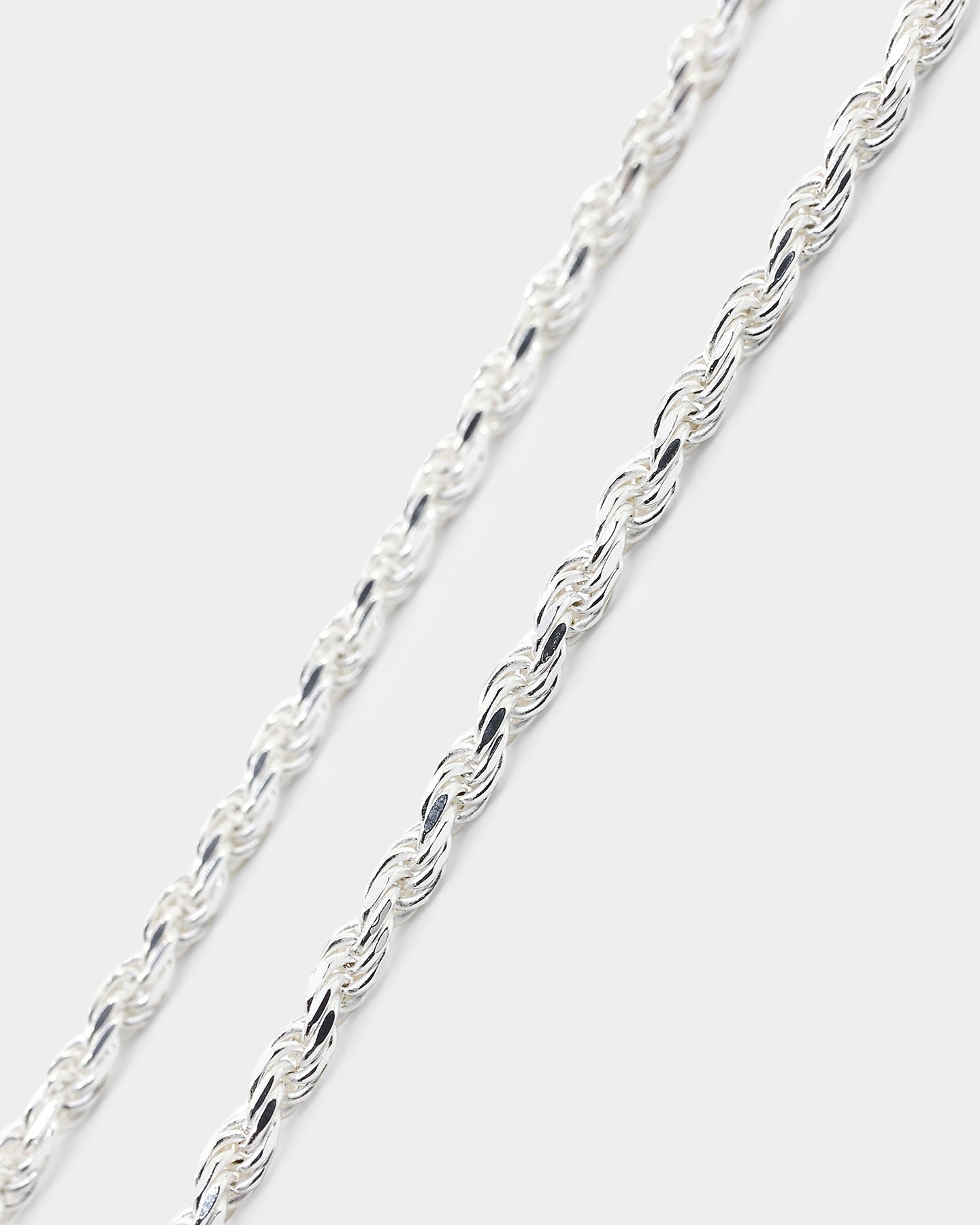 House Of Auric 2.5mm Rope Bracelet Sterling Silver