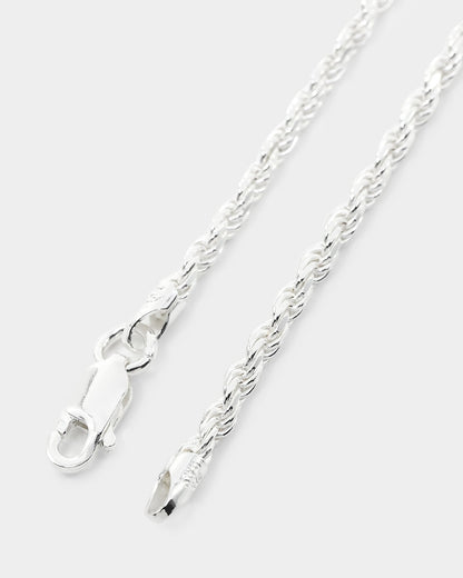 House Of Auric 2.5mm Rope Bracelet Sterling Silver