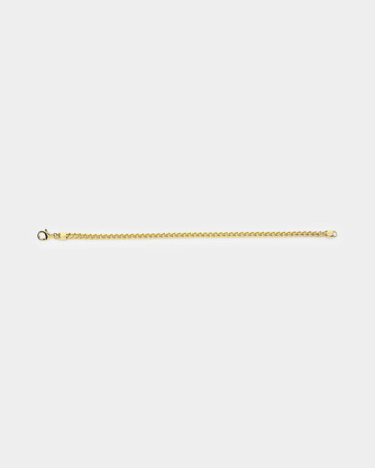 House Of Auric 3.7mm Franco Bracelet 18k Gold Vermeil