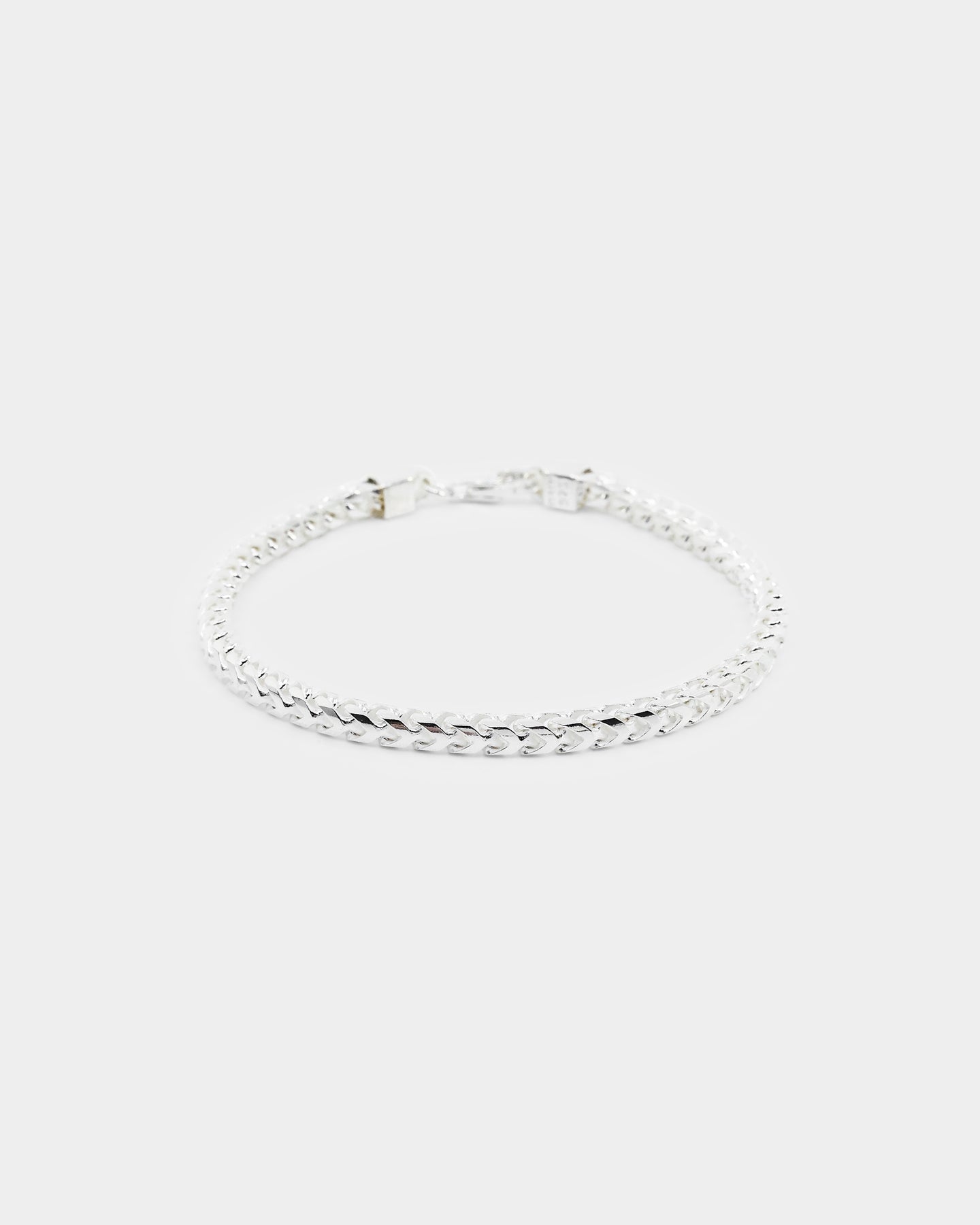 House Of Auric 3.7mm Franco Bracelet Sterling Silver