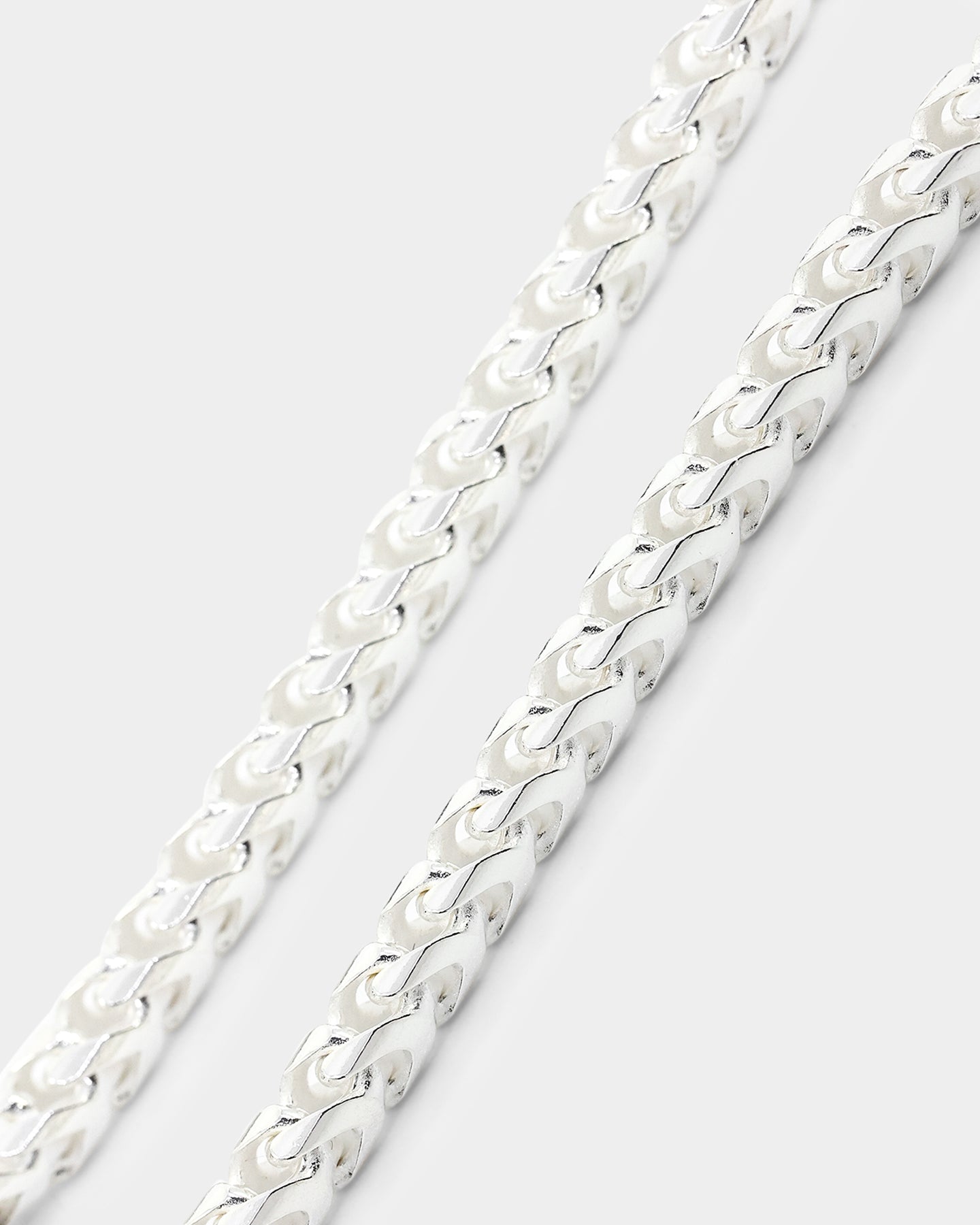 House Of Auric 3.7mm Franco Bracelet Sterling Silver
