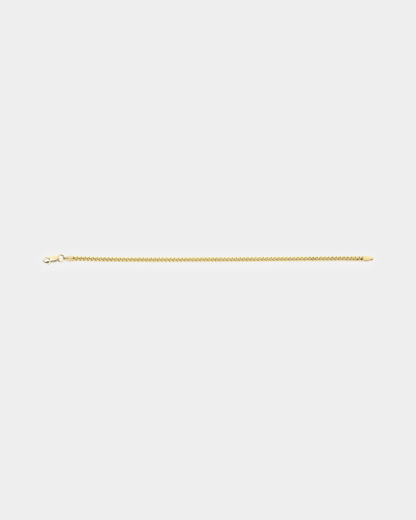 House Of Auric 3mm Cuban Link Bracelet 18k Gold Vermeil