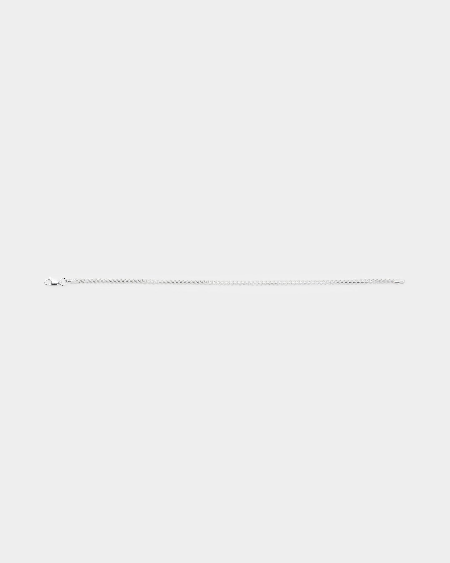 House Of Auric 3mm Cuban Link Bracelet Sterling Silver