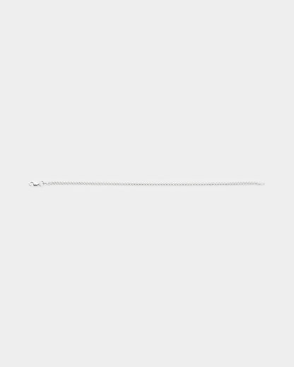 House Of Auric 3mm Cuban Link Bracelet Sterling Silver