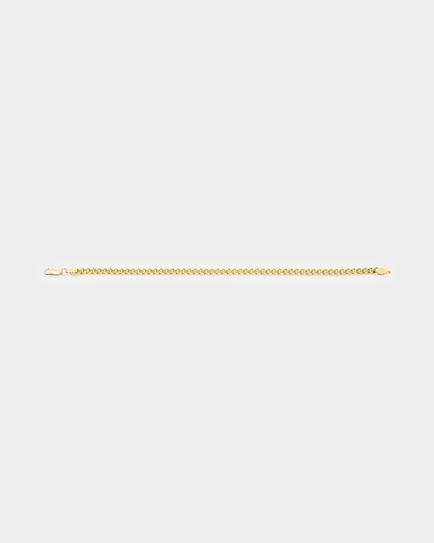 House Of Auric 5mm Cuban Link Bracelet 18k Gold Vermeil