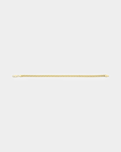 House Of Auric 5mm Cuban Link Bracelet 18k Gold Vermeil