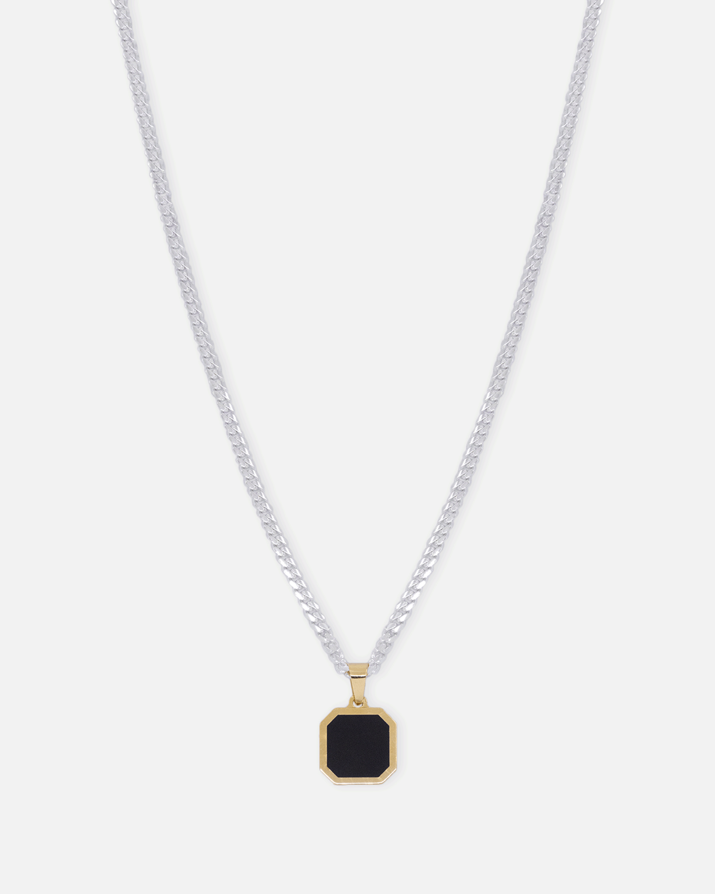 House Of Auric Alexander Onyx Pendant 18k Gold Vermeil