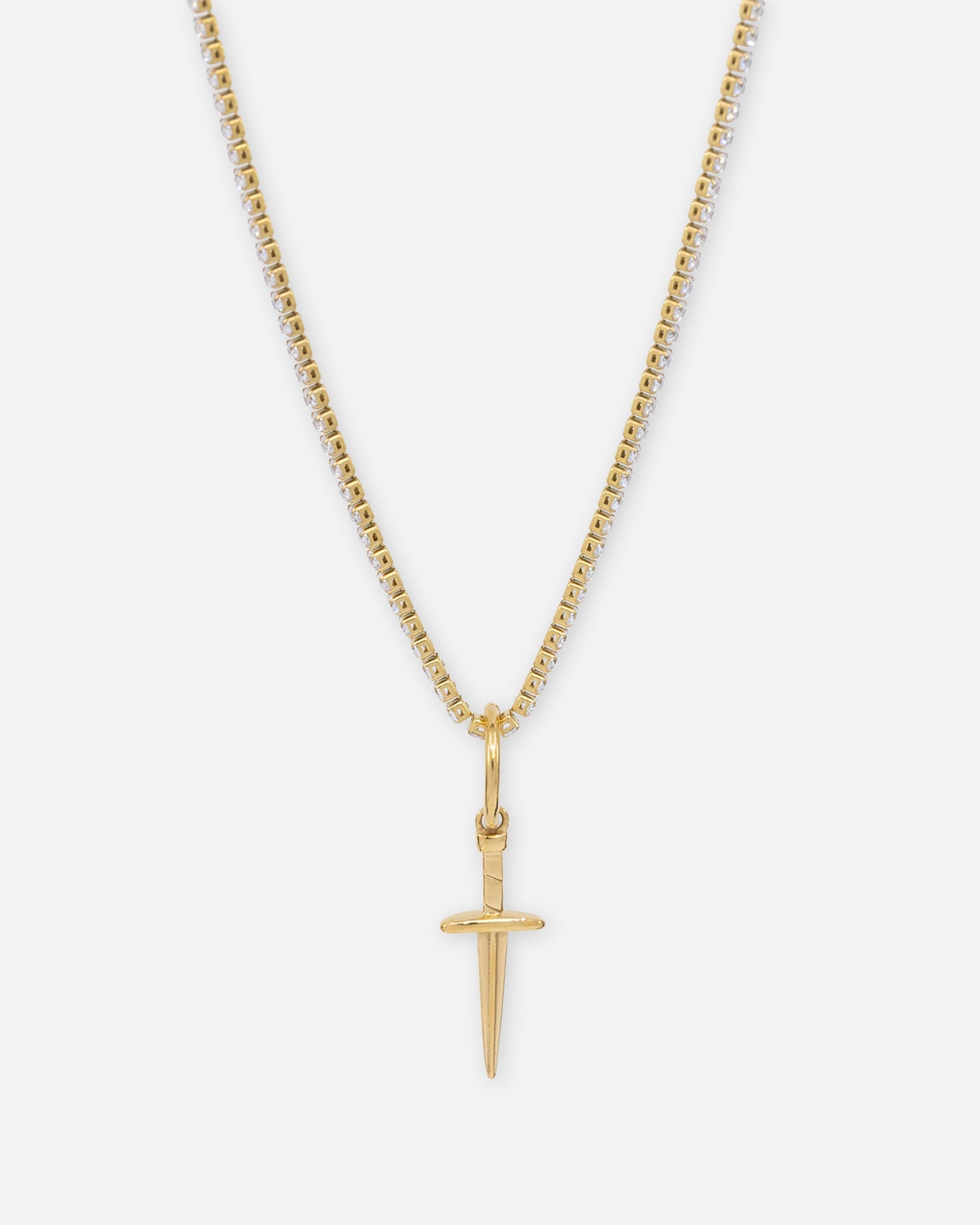 Saint Morta Dagger Pendant Gold