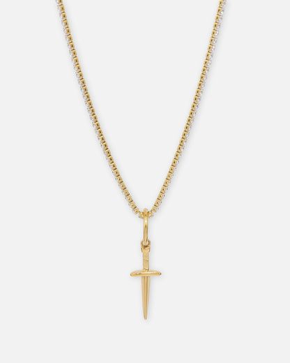 Saint Morta Dagger Pendant Gold
