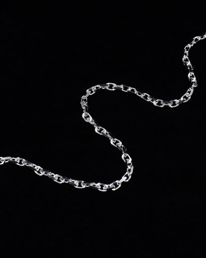 House Of Auric 3.5mm Straight Cut Cable Chain Silver