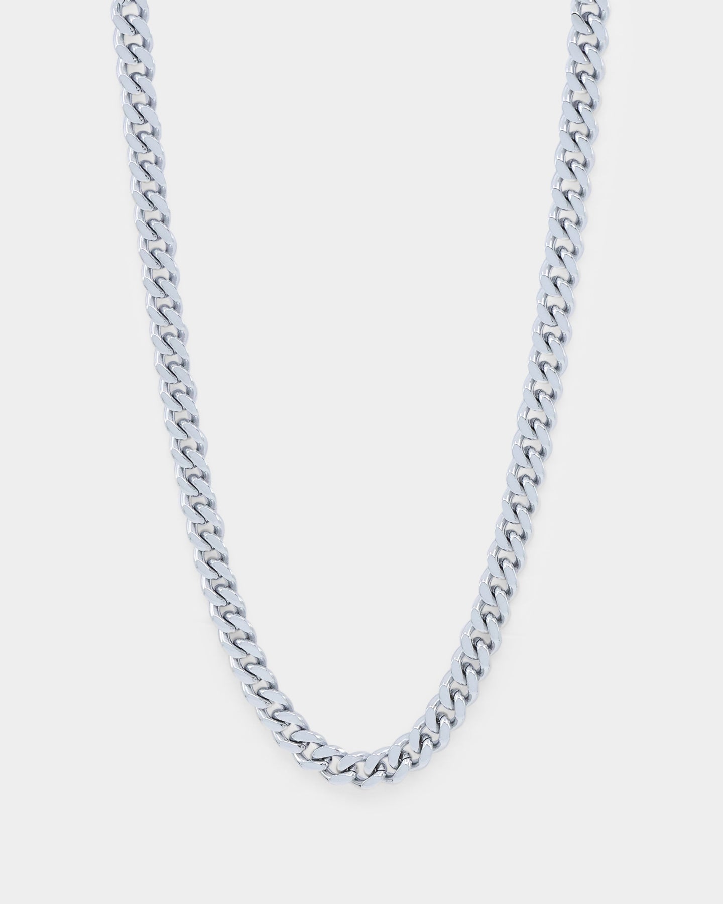 Saint Morta 5mm Cuban Chain White Gold