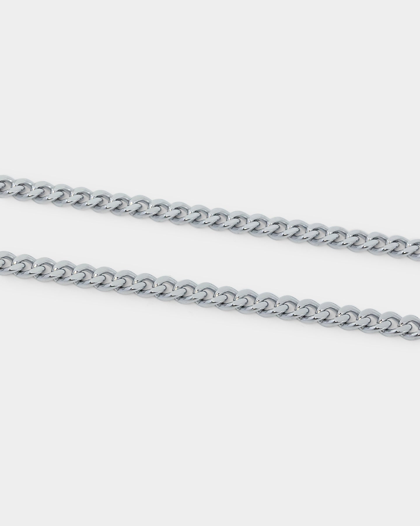 Saint Morta 5mm Cuban Chain White Gold