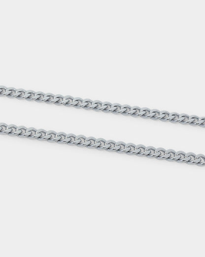 Saint Morta 5mm Cuban Chain White Gold