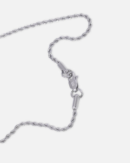Saint Morta Cupid Pendant Chain White Gold