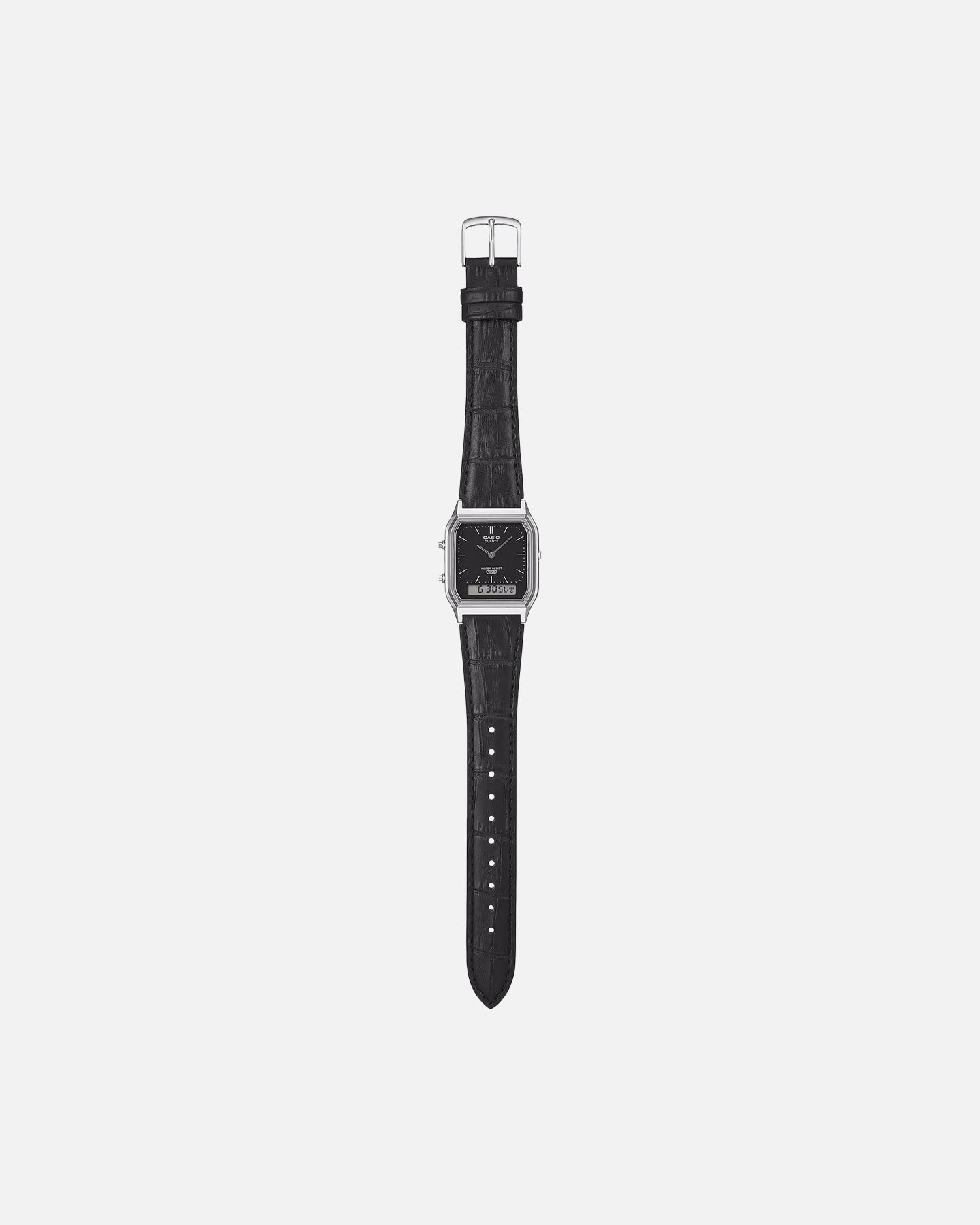 Casio AQ230EL-1A Watch Silver/Black