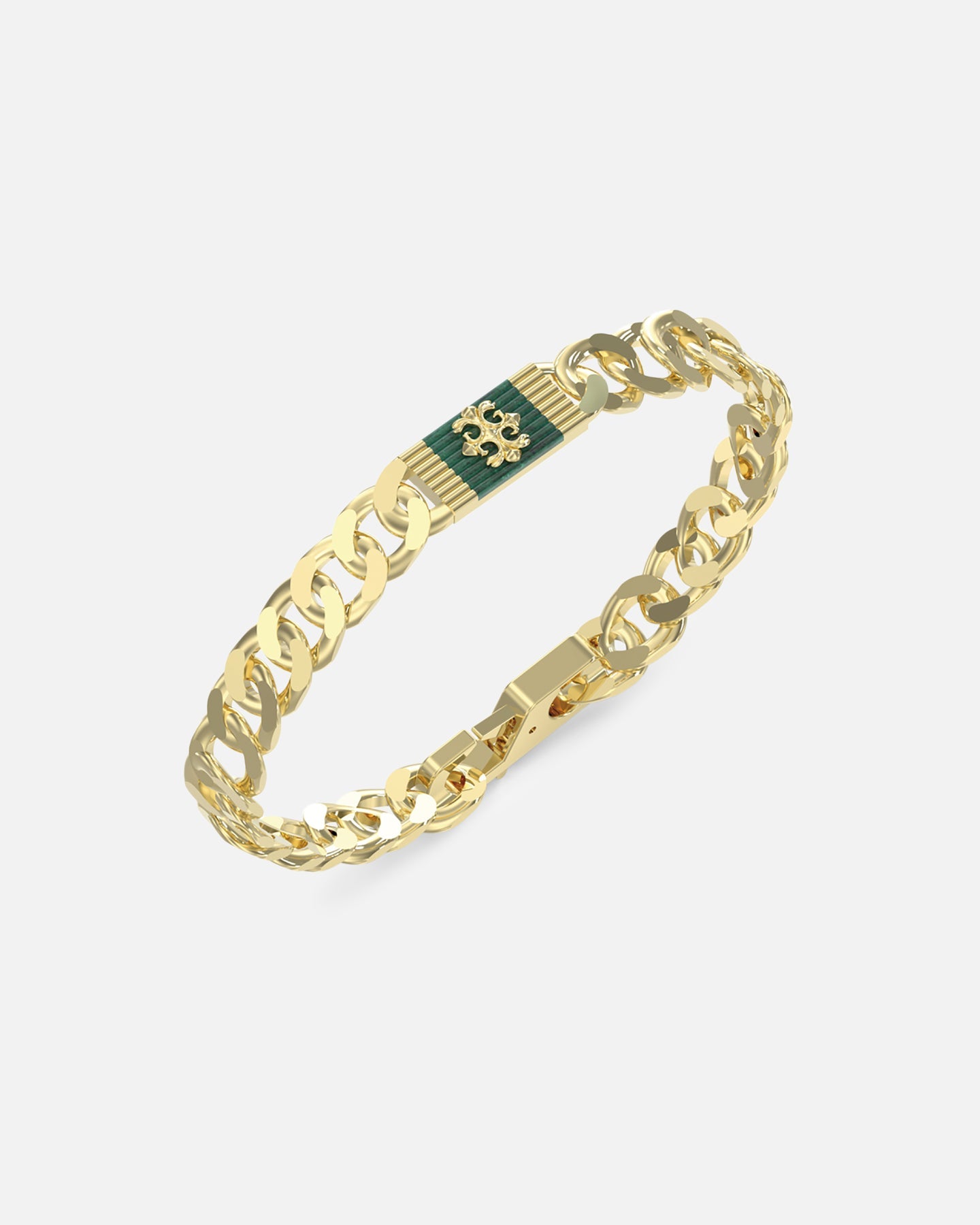 Guess Mainline Rebel Moon 9mm Tag Bracelet Gold