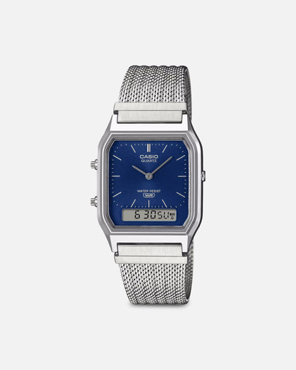 Casio AQ230EM-2A Watch Silver/Blue