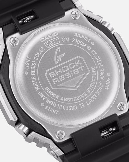 G Shock GM2100M-1A Watch Silver/Black
