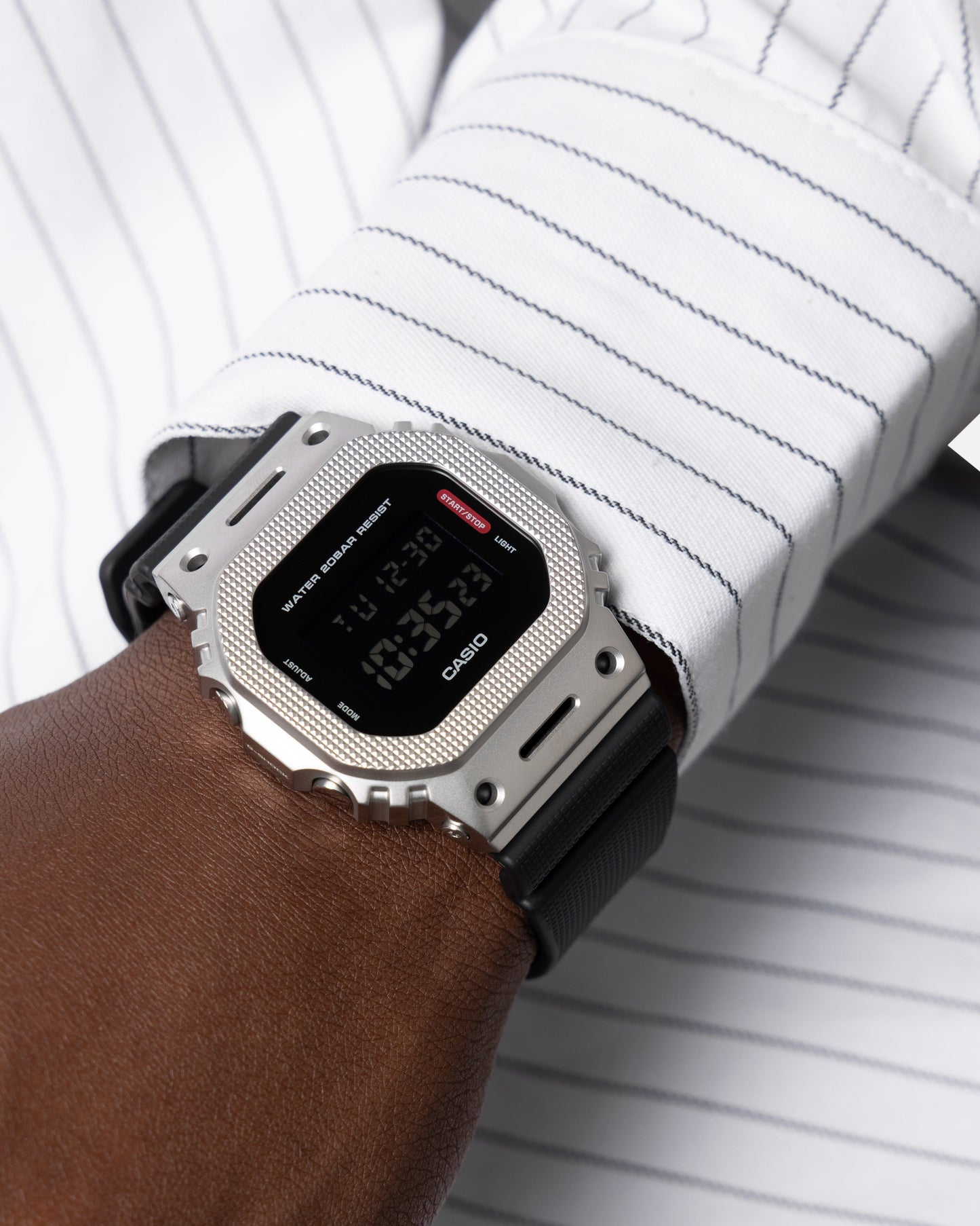 G Shock GM5600M-1D Watch Silver/Black