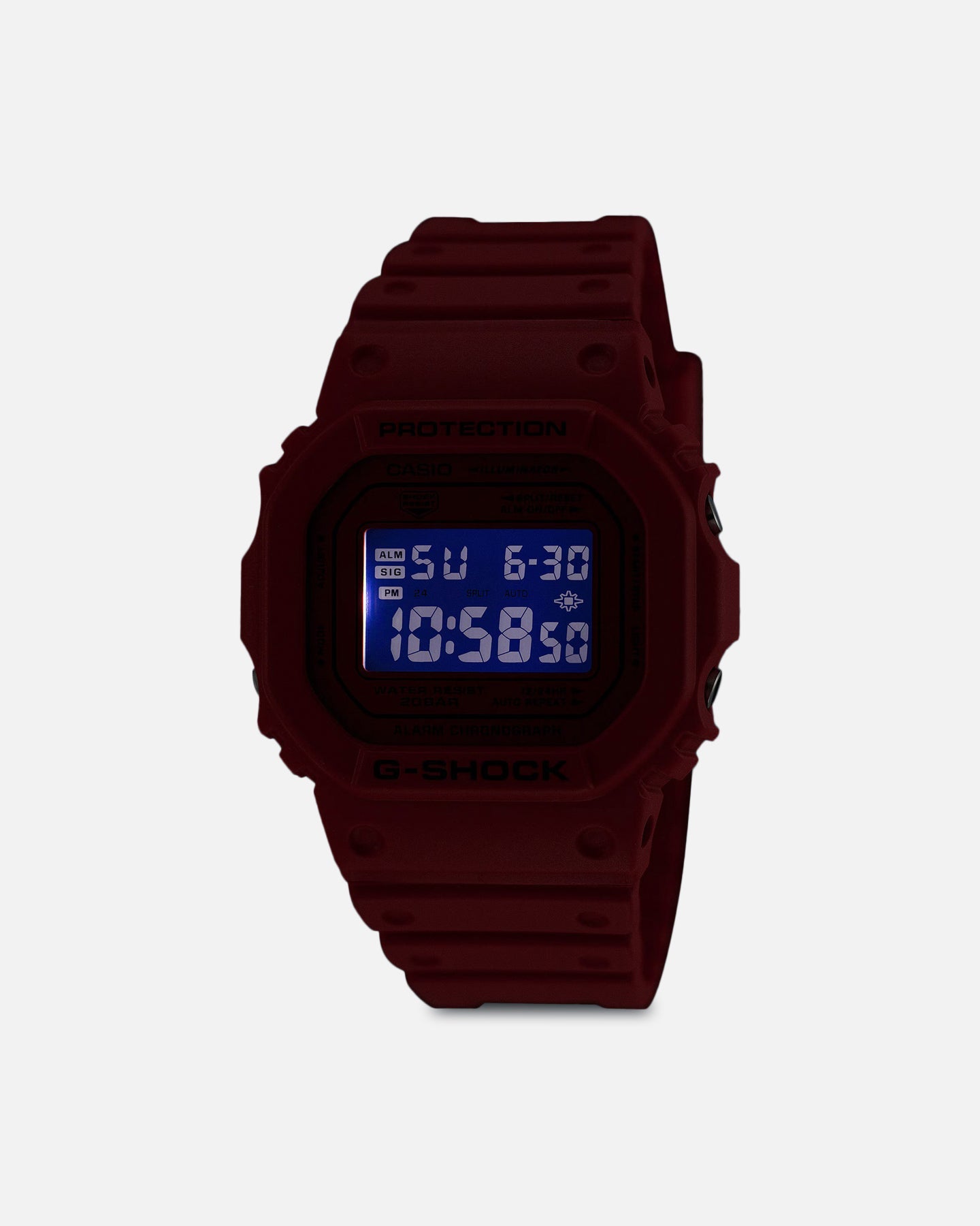 G Shock DW5600RRB-4D Watch Red/Red