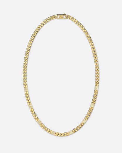 Guess Mainline 21" 4G Chain Pave Necklace Gold