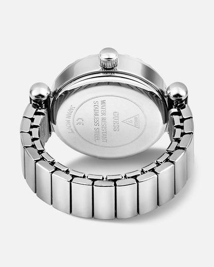 Guess Mainline Anna Ring Watch Silver