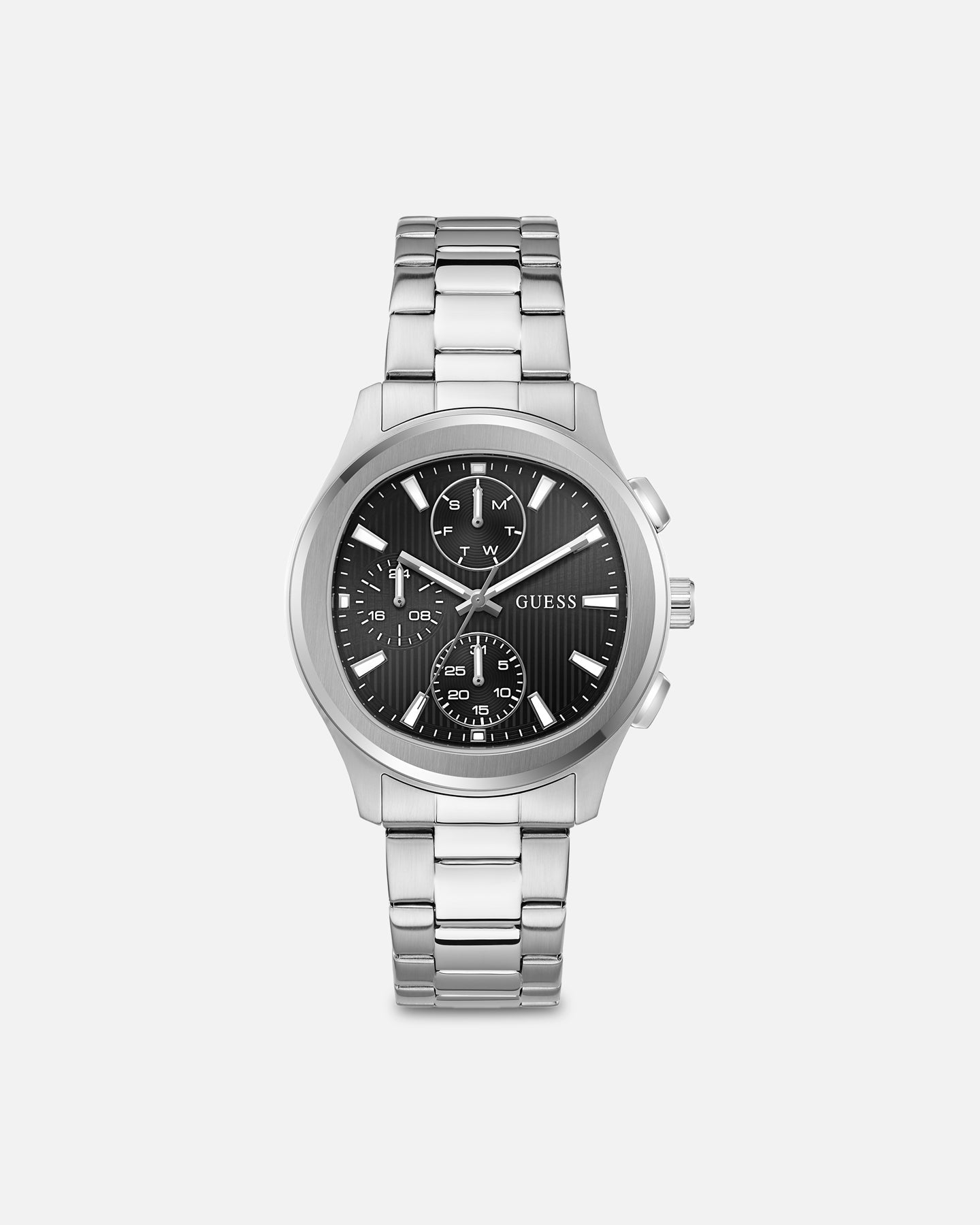 Guess Mainline Palmer Watch Silver