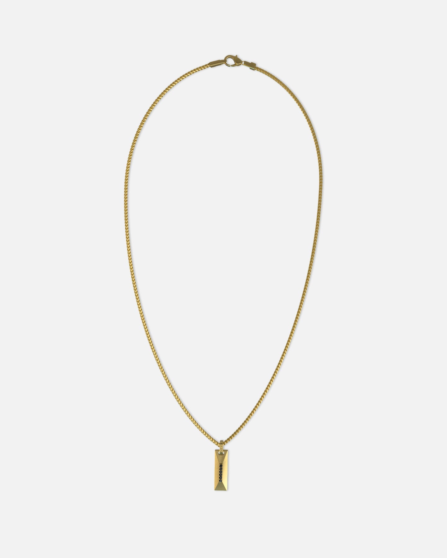 Guess Mainline True Spirit Crystal Tag Necklace Gold