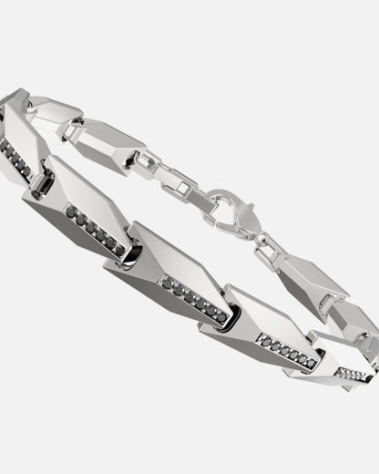 Guess Mainline True Spirit Silver Crystal Bracelet Silver